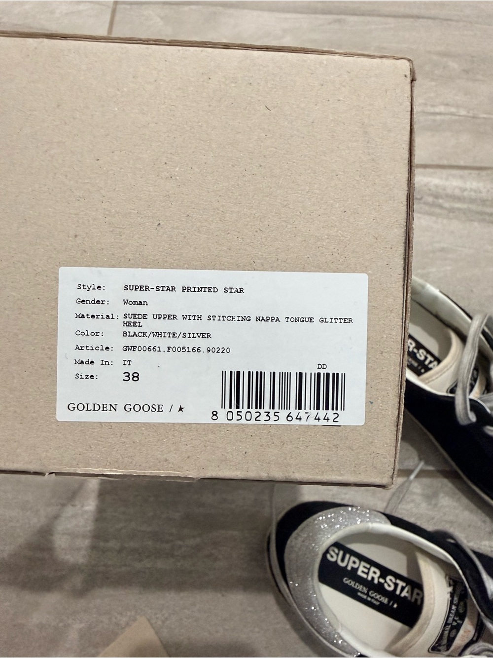 New! Golden Goose Super Star Sneakers - Picture 10 of 10